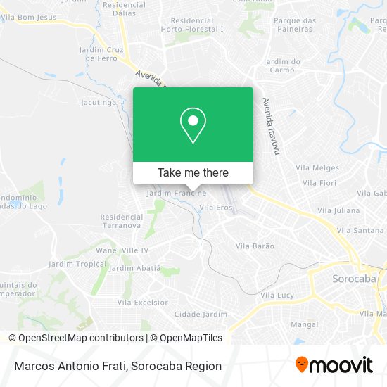 Marcos Antonio Frati map