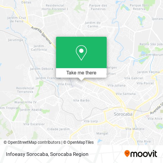 Infoeasy Sorocaba map