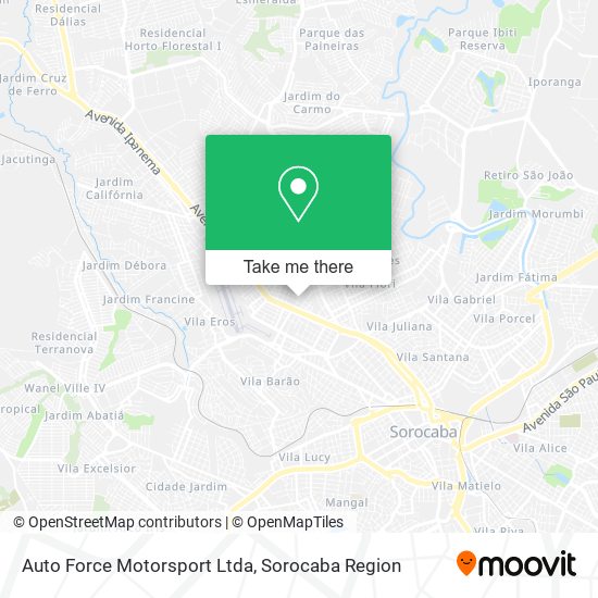 Auto Force Motorsport Ltda map