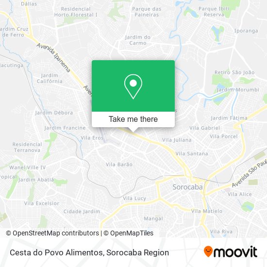 Cesta do Povo Alimentos map