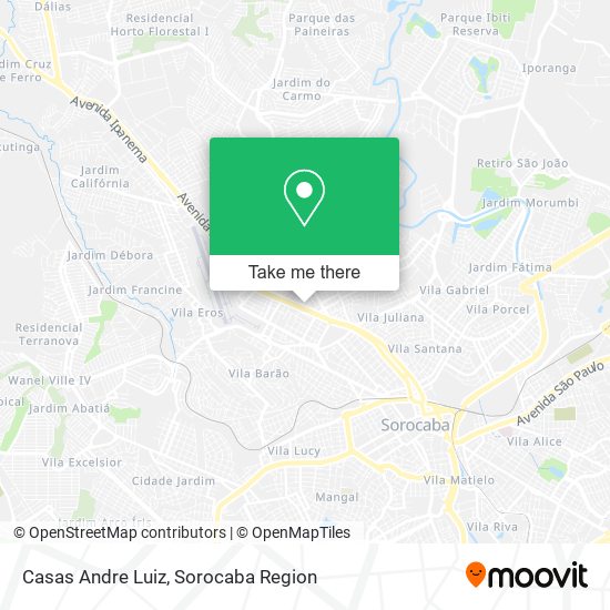 Mapa Casas Andre Luiz