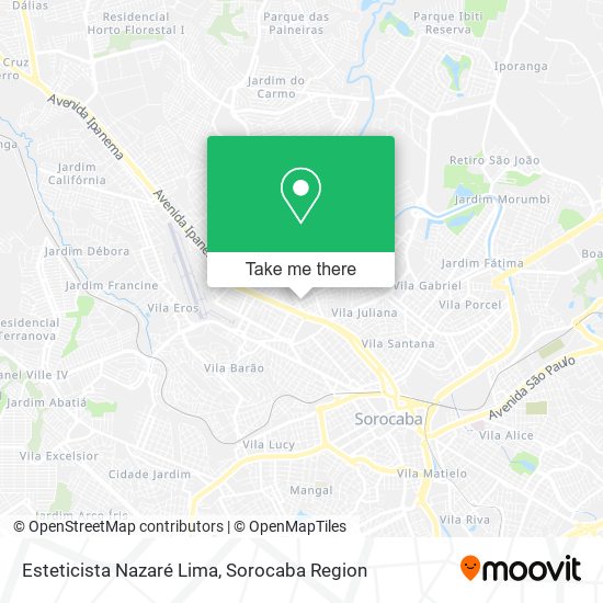 Mapa Esteticista Nazaré Lima