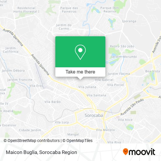 Maicon Buglia map