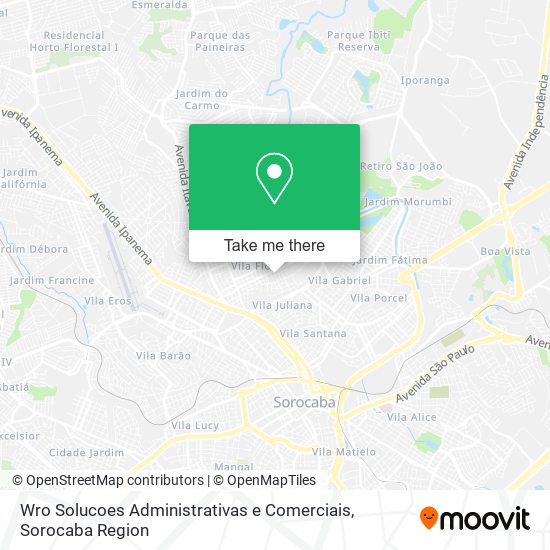 Wro Solucoes Administrativas e Comerciais map