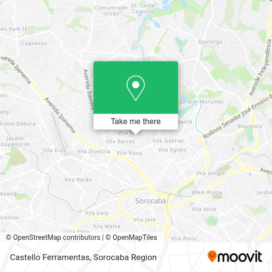 Castello Ferramentas map