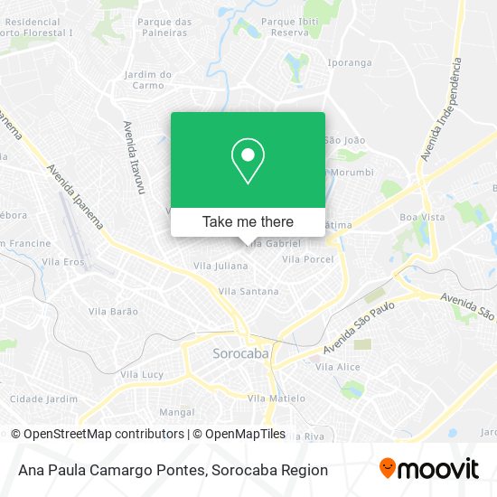 Ana Paula Camargo Pontes map