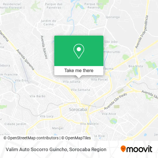 Valim Auto Socorro Guincho map
