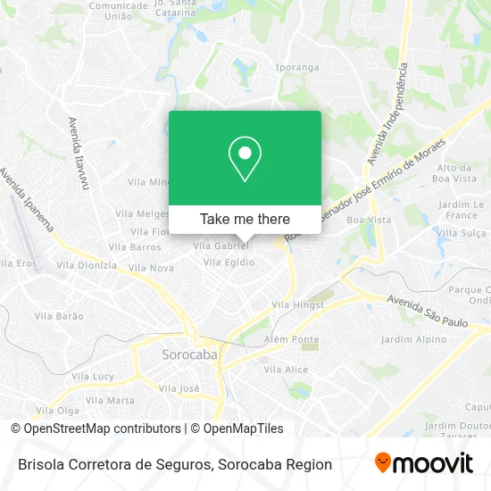 Brisola Corretora de Seguros map