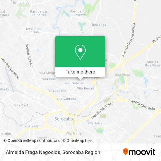 Almeida Fraga Negocios map