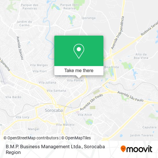 B.M.P. Business Management Ltda. map