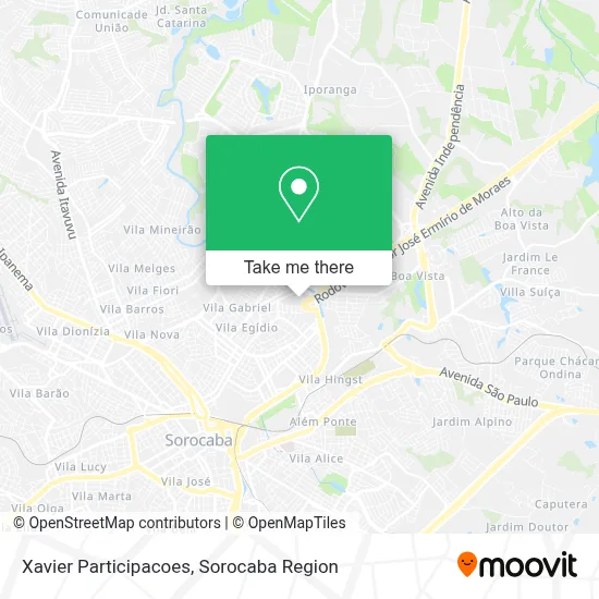 Xavier Participacoes map