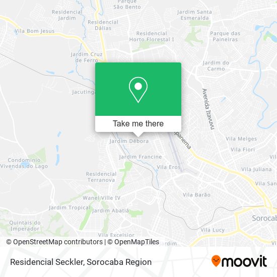 Residencial Seckler map