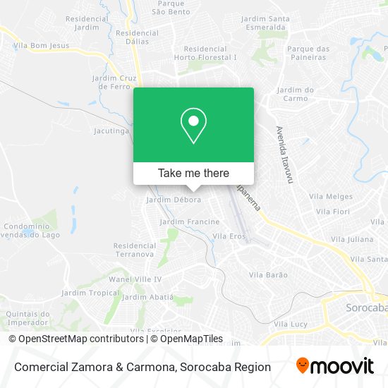 Comercial Zamora & Carmona map