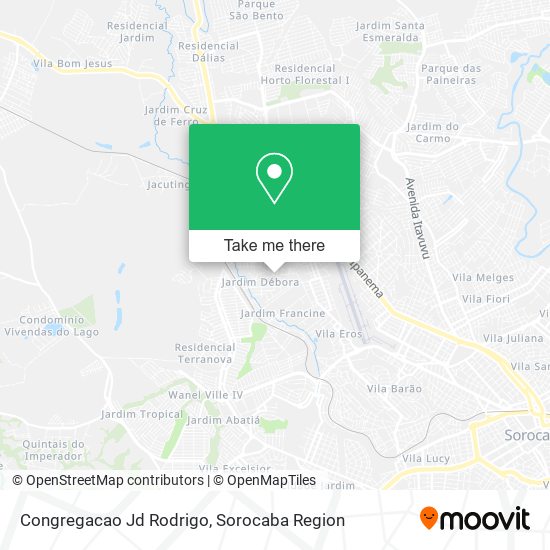 Mapa Congregacao Jd Rodrigo