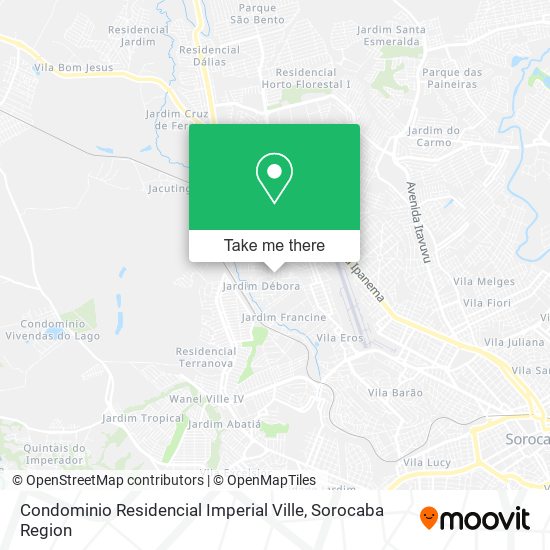 Condominio Residencial Imperial Ville map