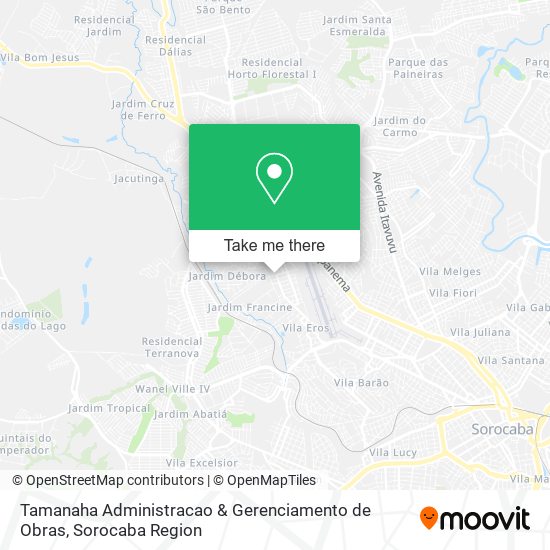 Tamanaha Administracao & Gerenciamento de Obras map