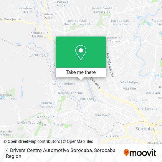 4 Drivers Centro Automotivo Sorocaba map