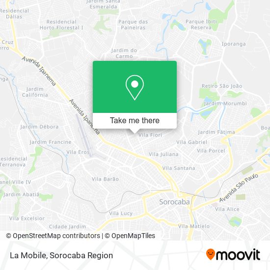 Mapa La Mobile