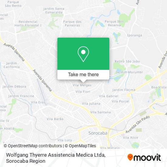 Mapa Wolfgang Thyerre Assistencia Medica Ltda