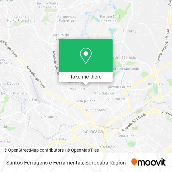 Santos Ferragens e Ferramentas map