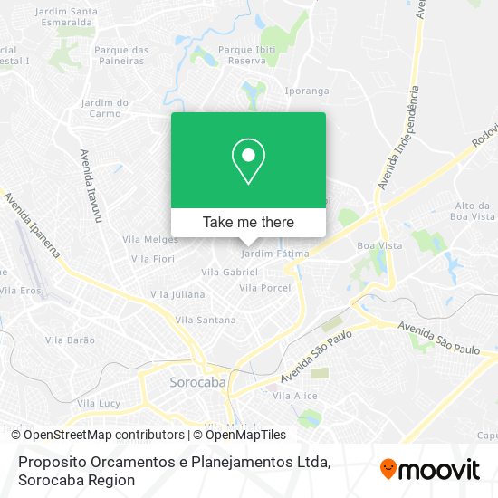 Proposito Orcamentos e Planejamentos Ltda map