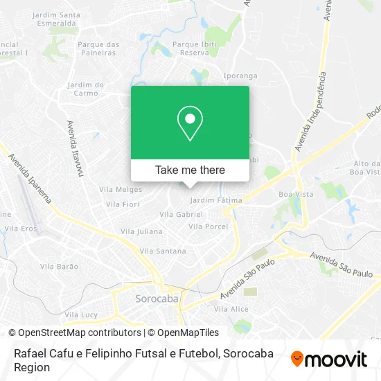 Rafael Cafu e Felipinho Futsal e Futebol map
