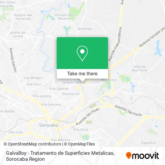 Galvalloy - Tratamento de Superficies Metalicas map