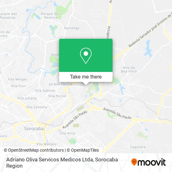 Adriano Oliva Servicos Medicos Ltda map