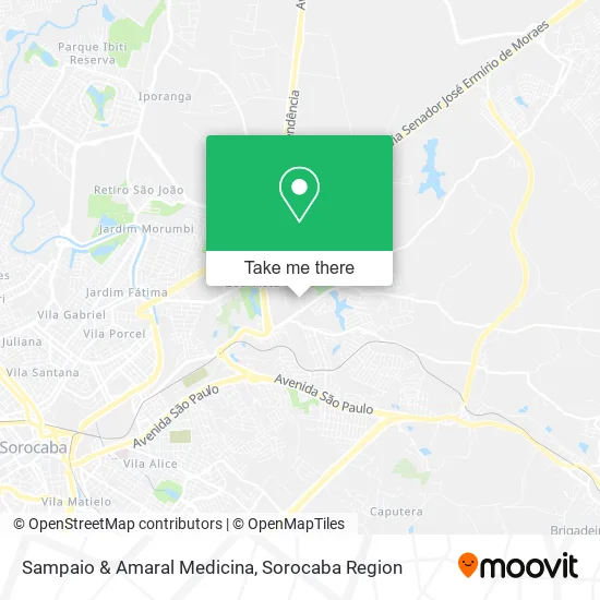Sampaio & Amaral Medicina map