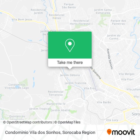 Condominio Vila dos Sonhos map