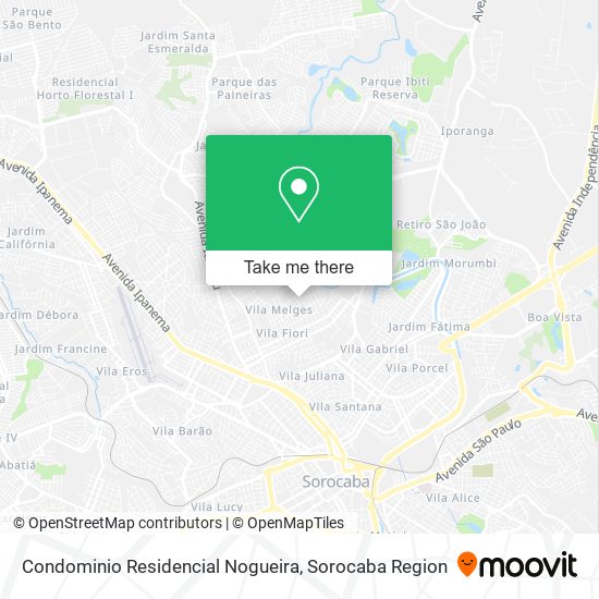 Mapa Condominio Residencial Nogueira