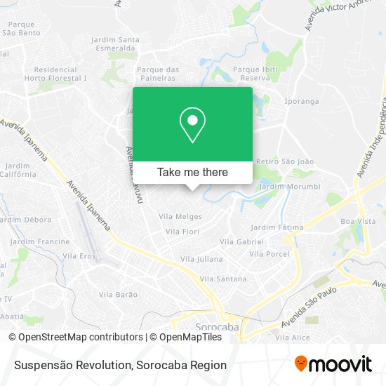 Suspensão Revolution map