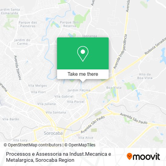 Processos e Assessoria na Indust.Mecanica e Metalargica map