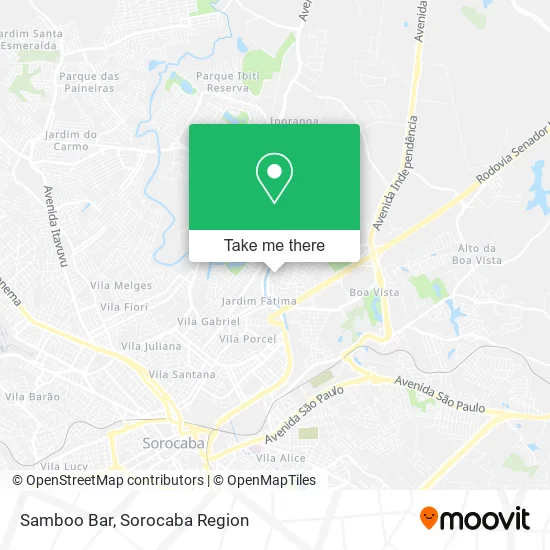 Samboo Bar map
