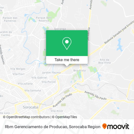 Rbm Gerenciamento de Producao map