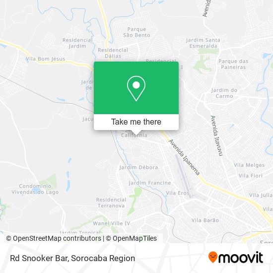 Rd Snooker Bar map