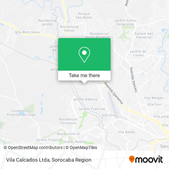 Mapa Vila Calcados Ltda