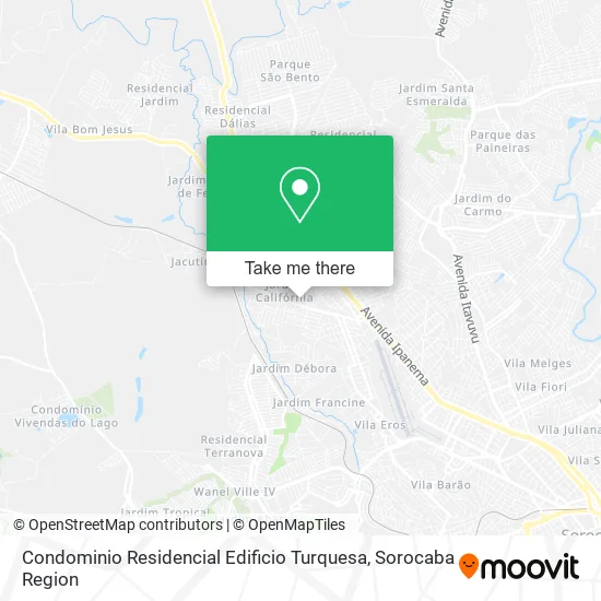 Condominio Residencial Edificio Turquesa map