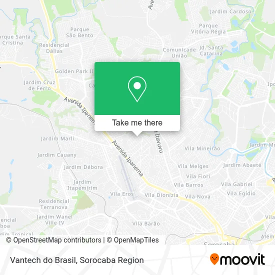 Vantech do Brasil map