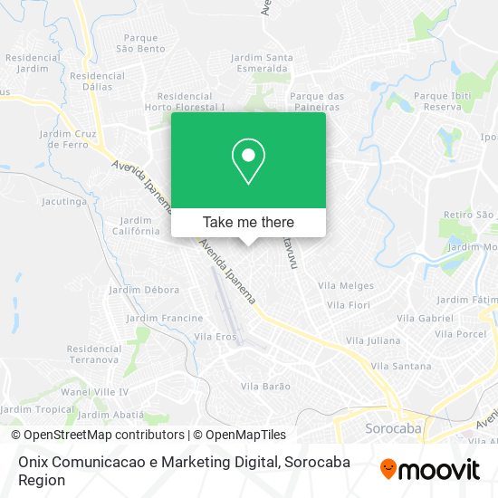 Mapa Onix Comunicacao e Marketing Digital