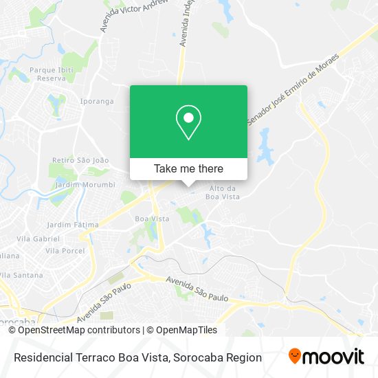 Residencial Terraco Boa Vista map