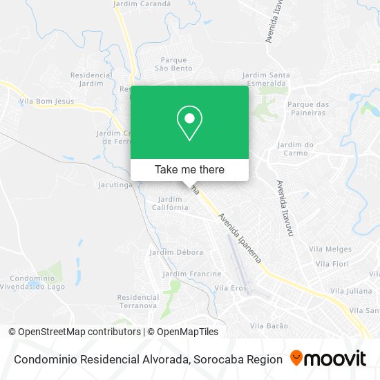 Condominio Residencial Alvorada map