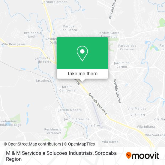 M & M Servicos e Solucoes Industriais map