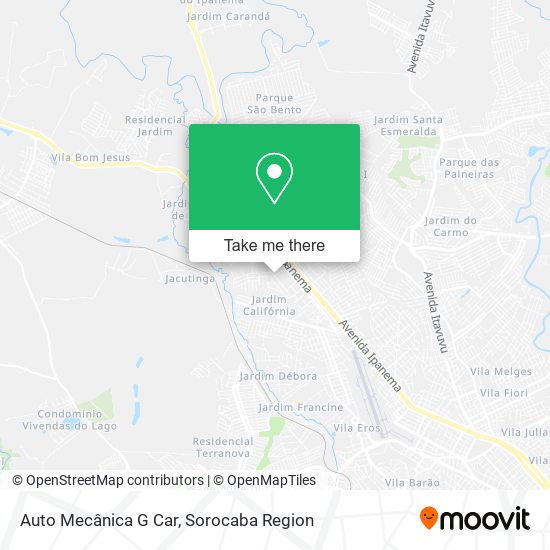 Auto Mecânica G Car map