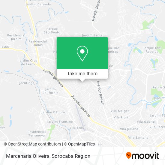 Mapa Marcenaria Oliveira