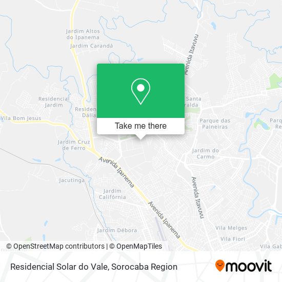 Mapa Residencial Solar do Vale