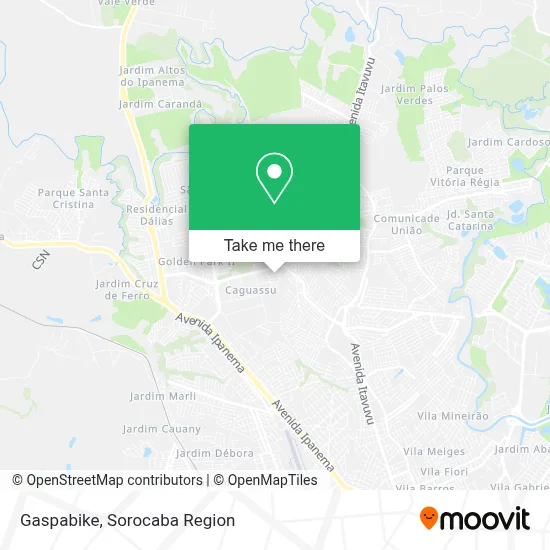 Gaspabike map