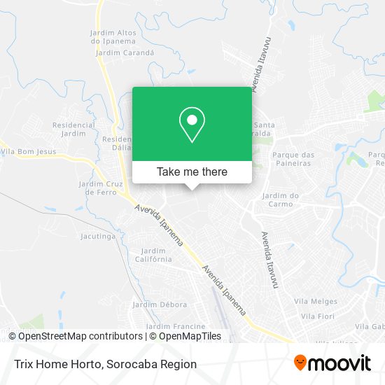 Trix Home Horto map