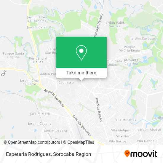 Espetaria Rodrigues map