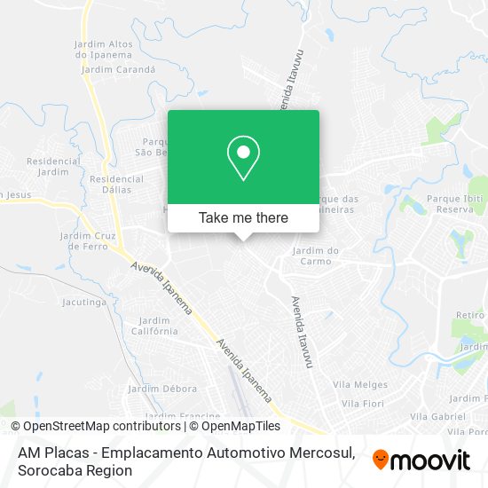 AM Placas - Emplacamento Automotivo Mercosul map